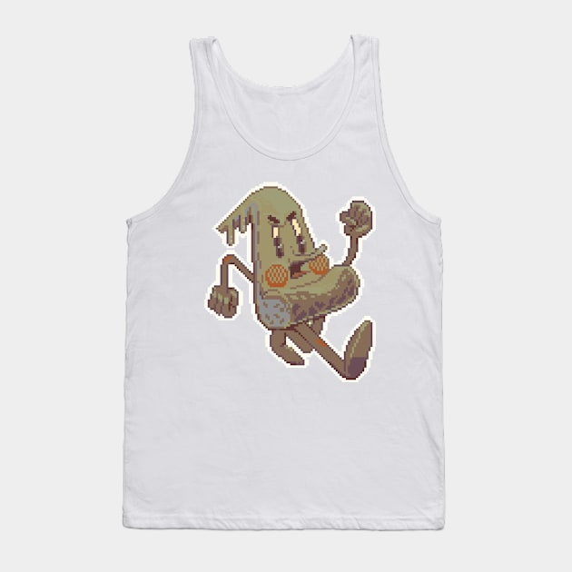 Angry Pizza Tank Top by pakowacz